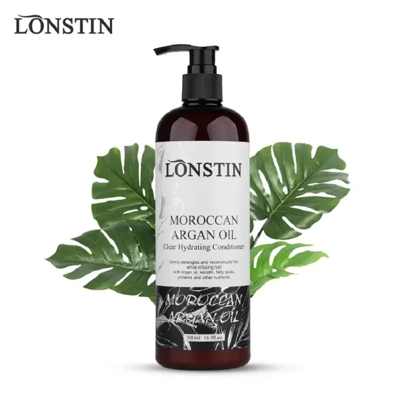 Après-shampoing marocain à l'huile d'argan pour hommes et femmes